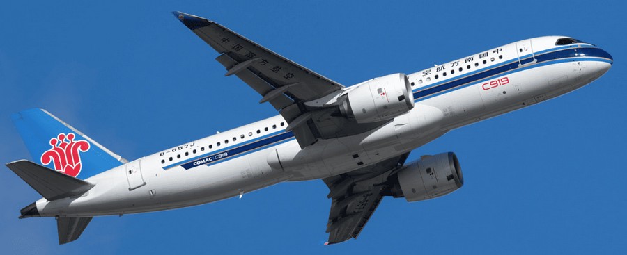 China Southern samolyoti COMAC C919
